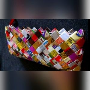 Candy Wrapper Clutch Handbag